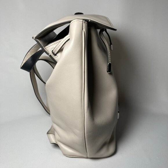 MARC by Marc Jacobs Ligero Leather Flap-Top Backpack, Tumbleweed Beige - Picture 5 of 7